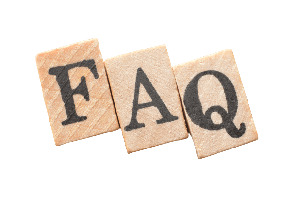 Иллюстрация: 3 Кубика с буквами F A Q для раздела FAQ